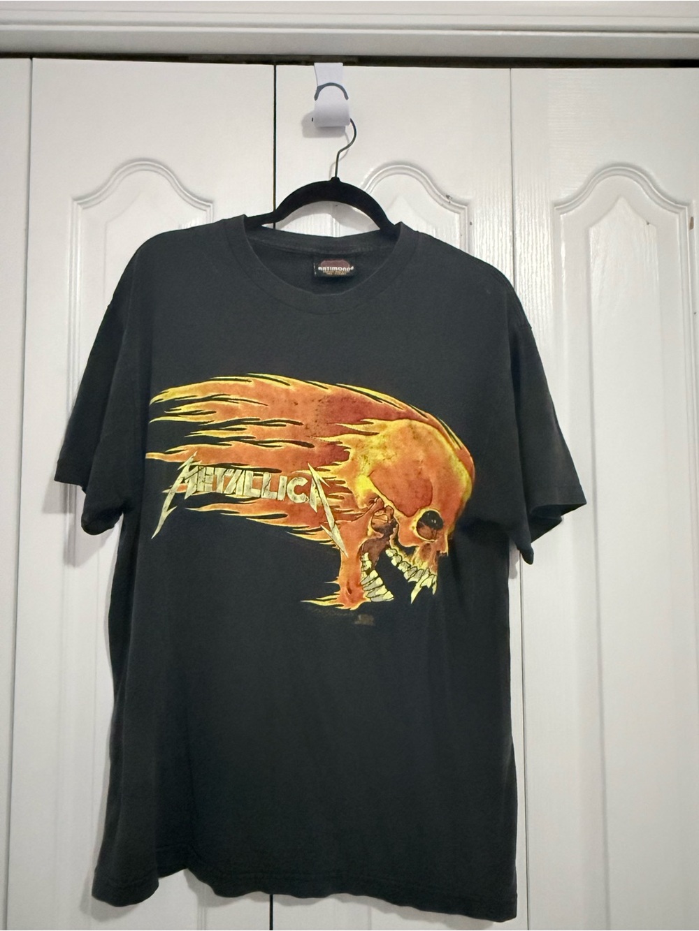 Vintage 1994 Metallica Flaming Skull Pushead by Artimonde